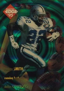 1995 Collector's Edge - EdgeTech Black Label #4 Emmitt Smith Front