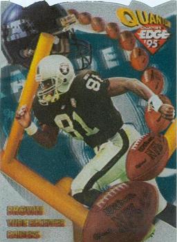 1995 Collector's Edge - EdgeTech Quantum Motion Die Cuts #12 Tim Brown Front