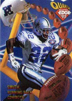 1995 Collector's Edge - EdgeTech Quantum Motion Die Cuts #4 Emmitt Smith Front