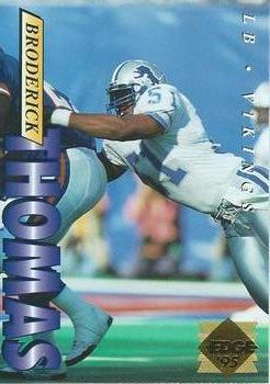 1995 Collector's Edge - Gold Logo #128 Broderick Thomas Front