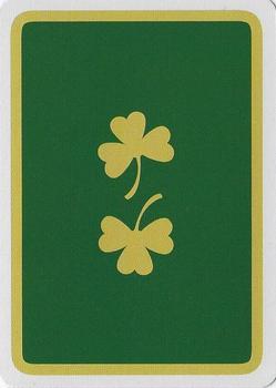 2006 Hero Decks Notre Dame Fighting Irish Football Heroes Playing Cards #2♣ Bill Shakespeare Back