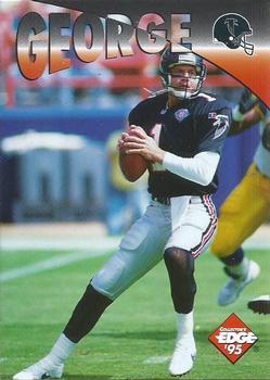 1995 Collector's Edge Instant Replay #1 Jeff George Front