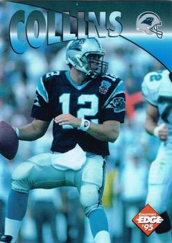 1995 Collector's Edge Instant Replay #42 Kerry Collins Front