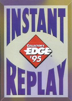 1995 Collector's Edge Instant Replay #NNO Checklist: 1-50 Front
