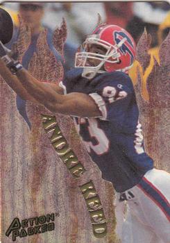 1994 Action Packed - Catching Fire #R7 Andre Reed Front