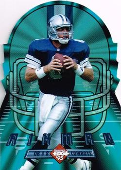 1995 Collector's Edge Instant Replay - EdgeTech Die Cuts #1 Troy Aikman Front