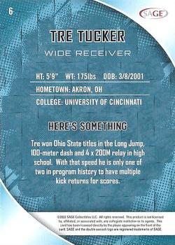 2023 SAGE HIT #6 Tre Tucker Back