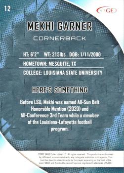 2023 SAGE HIT #12 Mekhi Garner Back