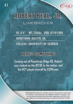 2023 SAGE HIT #41 Robert Beal, Jr. Back