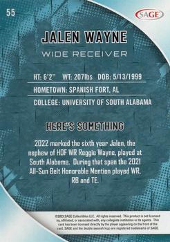 2023 SAGE HIT #55 Jalen Wayne Back