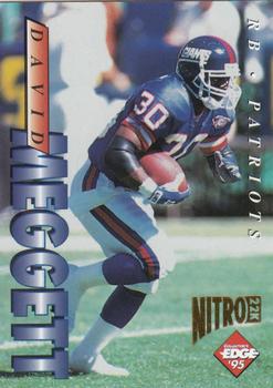 1995 Collector's Edge - Nitro 22K #132 Dave Meggett Front