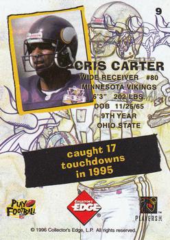 1995 Collector's Edge - Nitro #9 Cris Carter Back