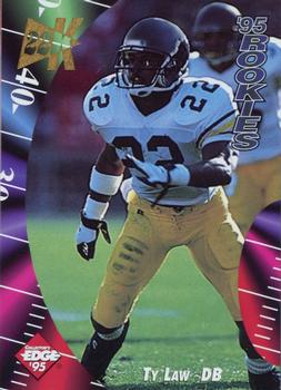 1995 Collector's Edge - Rookies 22K Gold #19 Ty Law Front