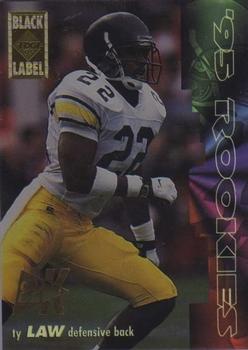 1995 Collector's Edge - Rookies Black Label 22K Gold #19 Ty Law Front