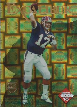 1995 Collector's Edge Excalibur - 22K Gold Shield Gold Prisms #7SW Jim Kelly Front
