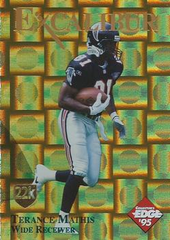 1995 Collector's Edge Excalibur - 22K Gold Shield Gold Prisms #10SW Terance Mathis Front