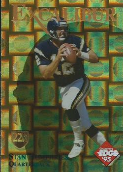 1995 Collector's Edge Excalibur - 22K Gold Shield Gold Prisms #3ST Stan Humphries Front