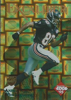 1995 Collector's Edge Excalibur - 22K Gold Shield Gold Prisms #7ST Andre Rison Front