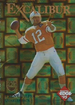 1995 Collector's Edge Excalibur - 22K Gold Shield Gold Prisms #12ST Trent Dilfer Front
