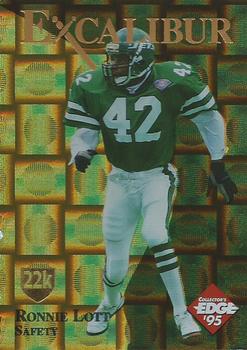1995 Collector's Edge Excalibur - 22K Gold Shield Gold Prisms #17ST Ronnie Lott Front