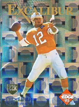 1995 Collector's Edge Excalibur - 22K Gold Shield Silver Prisms #12ST Trent Dilfer Front