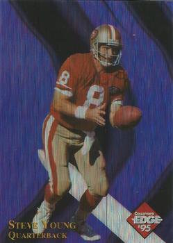 1995 Collector's Edge Excalibur - 22K Prism #1SW Steve Young Front