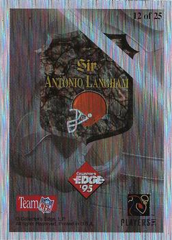 1995 Collector's Edge Excalibur - 22K Prism #12SW Antonio Langham Back