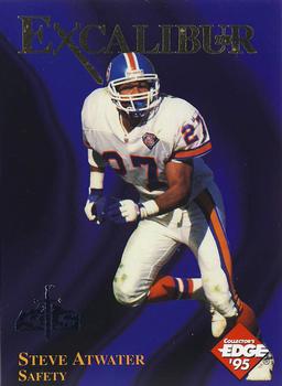 1995 Collector's Edge Excalibur - 22K Sword and Stone Silver #5 Steve Atwater Front