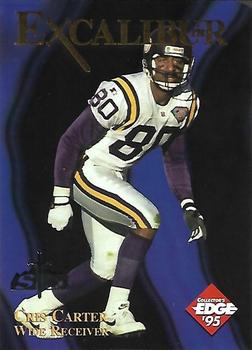 1995 Collector's Edge Excalibur - 22K Sword and Stone Silver #16 Cris Carter Front