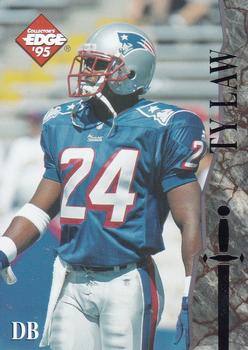 1995 Collector's Edge Excalibur - Draft Day Silver #DD-17 Ty Law Front