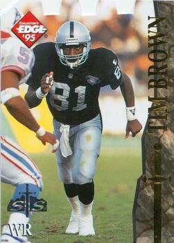 1995 Collector's Edge Excalibur - Die Cuts #111 Tim Brown Front