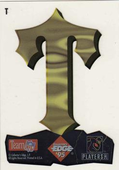 1995 Collector's Edge Excalibur - EdgeQuest #T Letter T Back