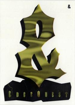 1995 Collector's Edge Excalibur - EdgeQuest #& Ampersand Front