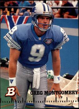 1994 Bowman #52 Greg Montgomery Front