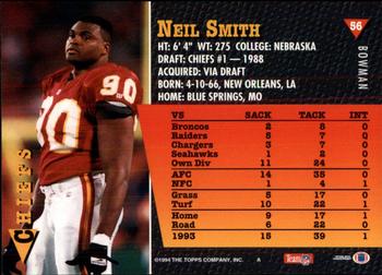 1994 Bowman #56 Neil Smith Back