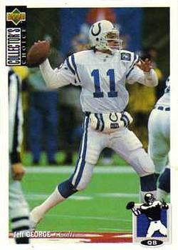 1994 Collector's Choice #254 Jeff George Front