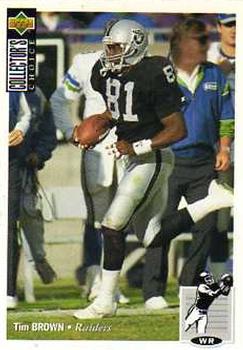1994 Collector's Choice #345 Tim Brown Front