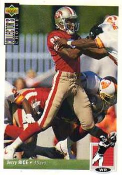 1994 Collector's Choice #348 Jerry Rice Front