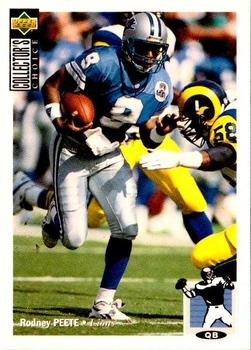 1994 Collector's Choice #80 Rodney Peete Front