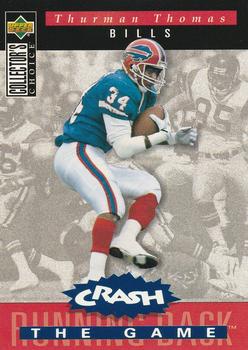 1994 Collector's Choice - You Crash the Game Blue Foil #C12 Thurman Thomas Front
