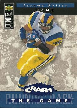 1994 Collector's Choice - You Crash the Game Blue Foil #C18 Jerome Bettis Front
