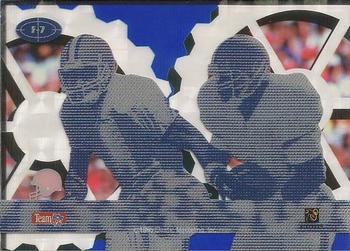 1995 Classic Images Limited Live - Focused Blue #F-7 Andre Rison / Leroy Hoard Back