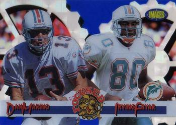 1995 Classic Images Limited Live - Focused Blue #F-20 Dan Marino / Irving Fryar Front