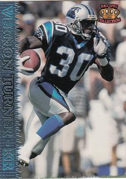 1995 Pacific - Blue #8 Vernon Turner Front