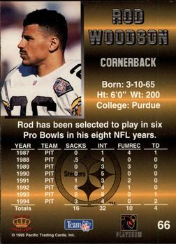 1995 Pacific - Blue #66 Rod Woodson Back