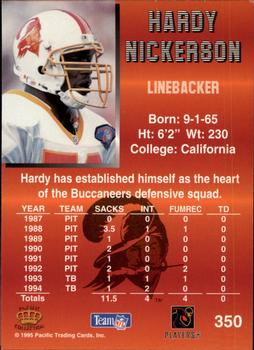 1995 Pacific - Platinum #350 Hardy Nickerson Back
