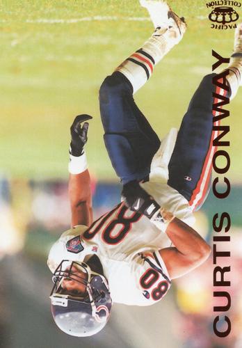 1995 Pacific Gridiron - Red #3 Curtis Conway Front