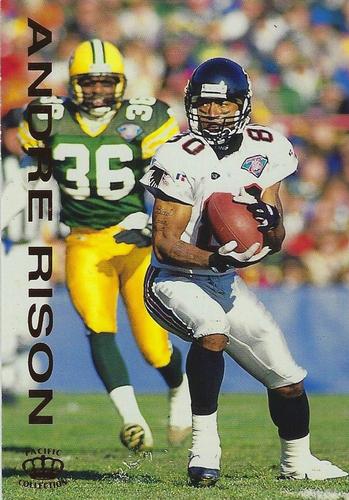 1995 Pacific Gridiron - Red #37 Andre Rison Front