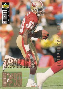 1994 Collector's Choice - Gold #45 Jerry Rice Front