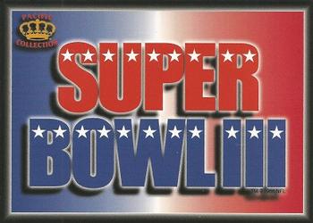 1995 Pacific Prisms - Super Bowl Logos #NNO Super Bowl III Front